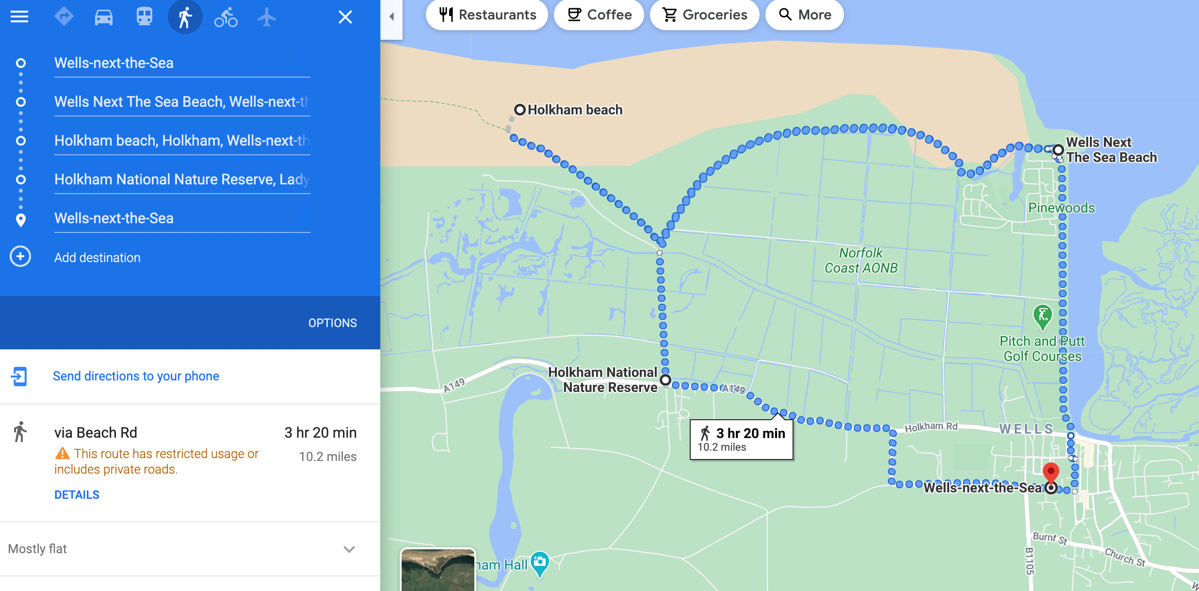 north norfolk walking