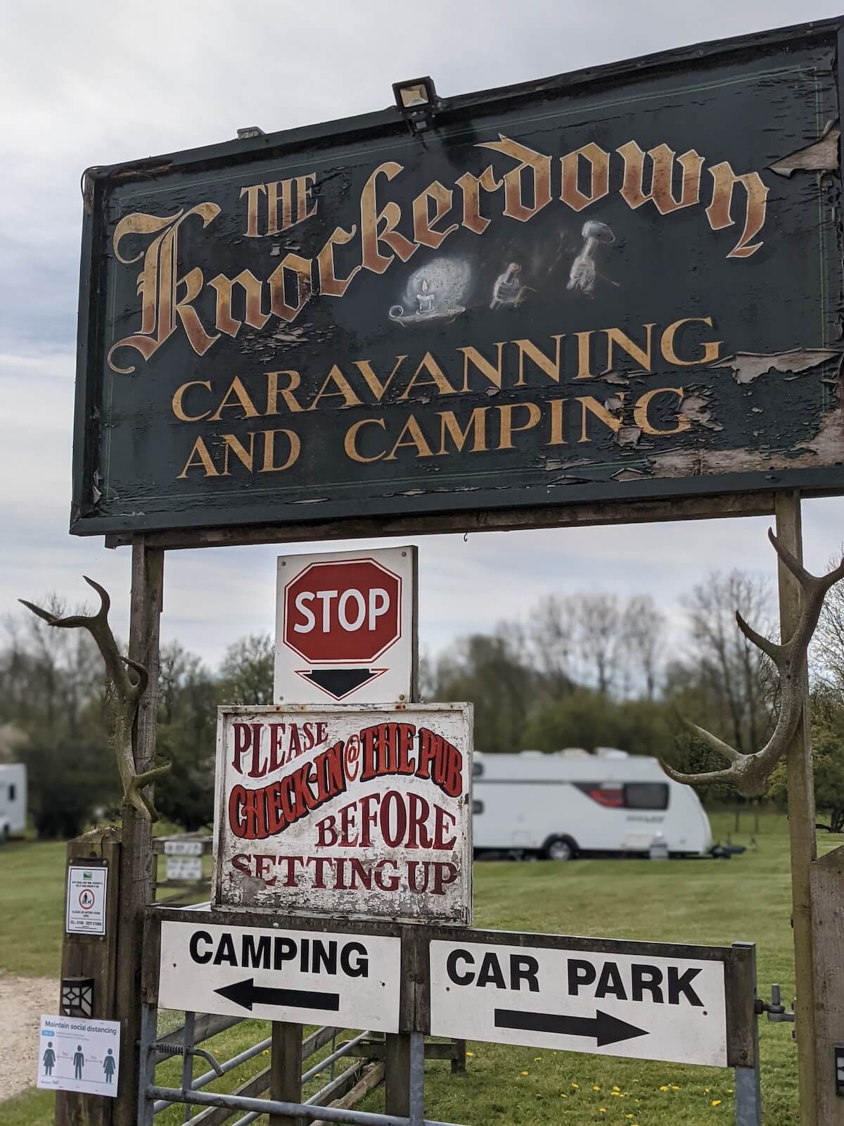 Driving a motorhome in the peak district