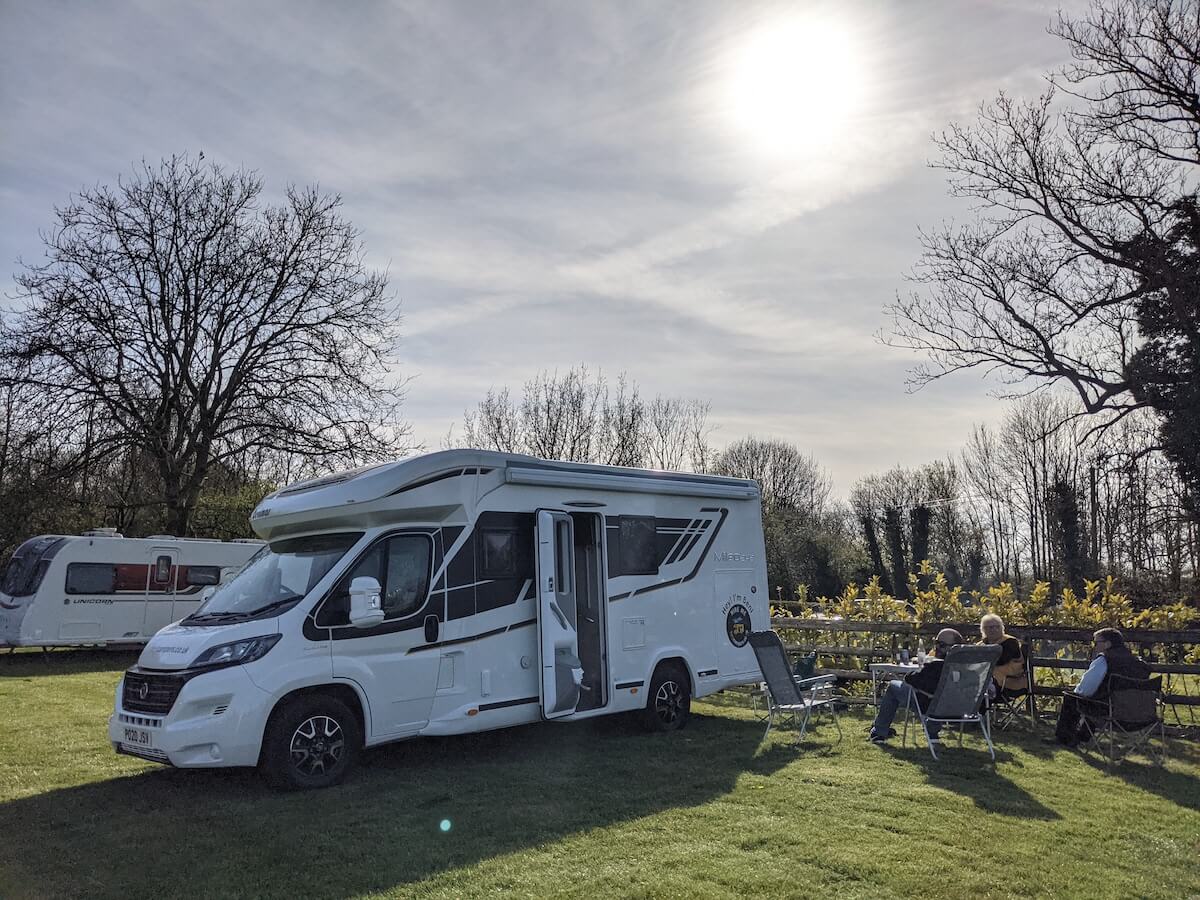 Peak district motorhome