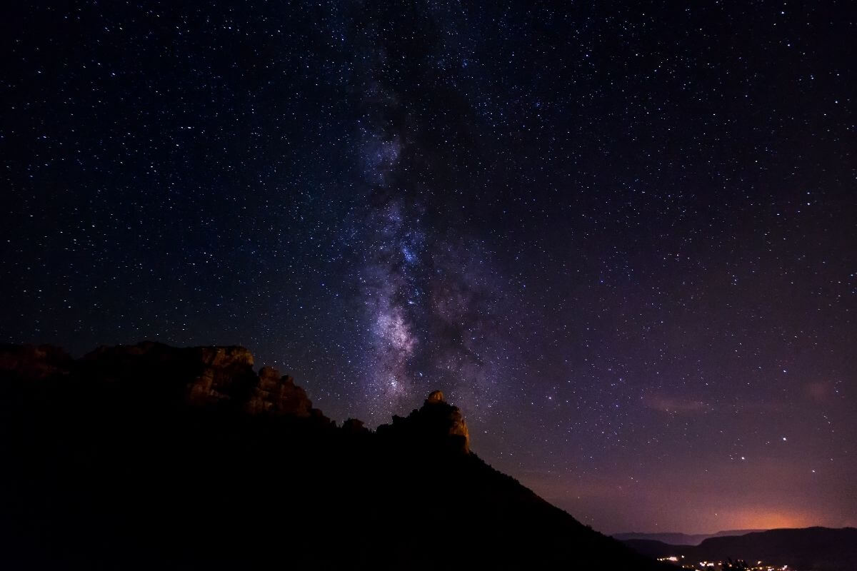 sedona at night