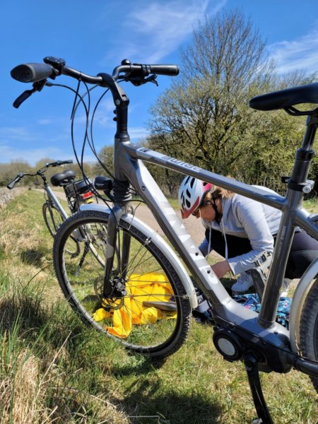 Cycling in the derbyshire dales