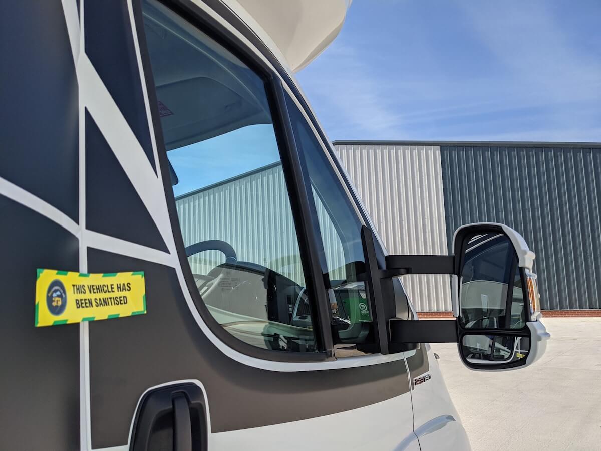 Motorhome in the Peak District