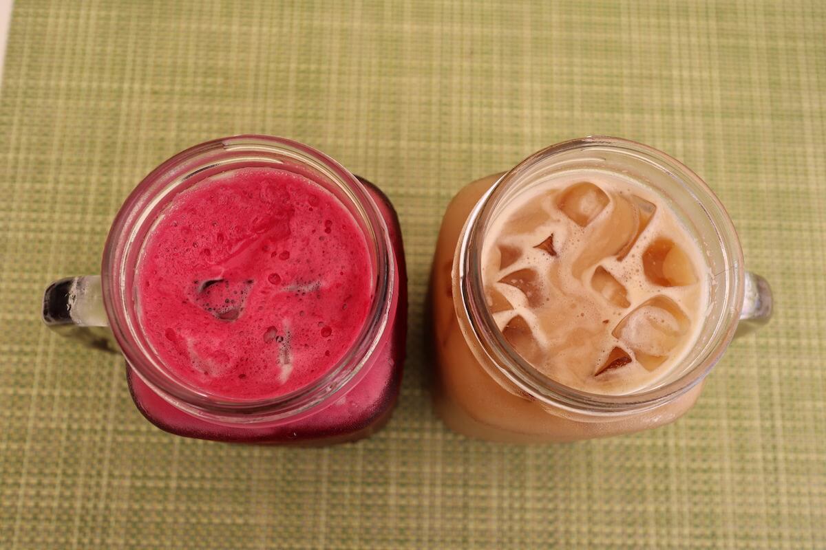 Drinks at Garden Fresh in Aruba