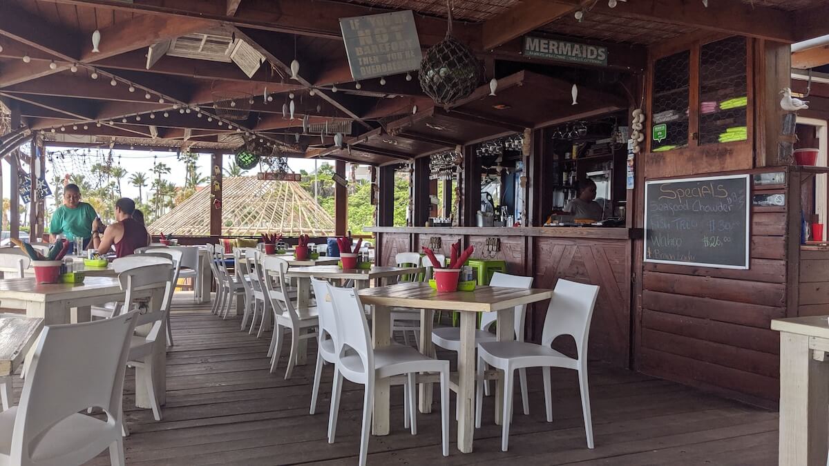 Westdeck Restaurant in Aruba 