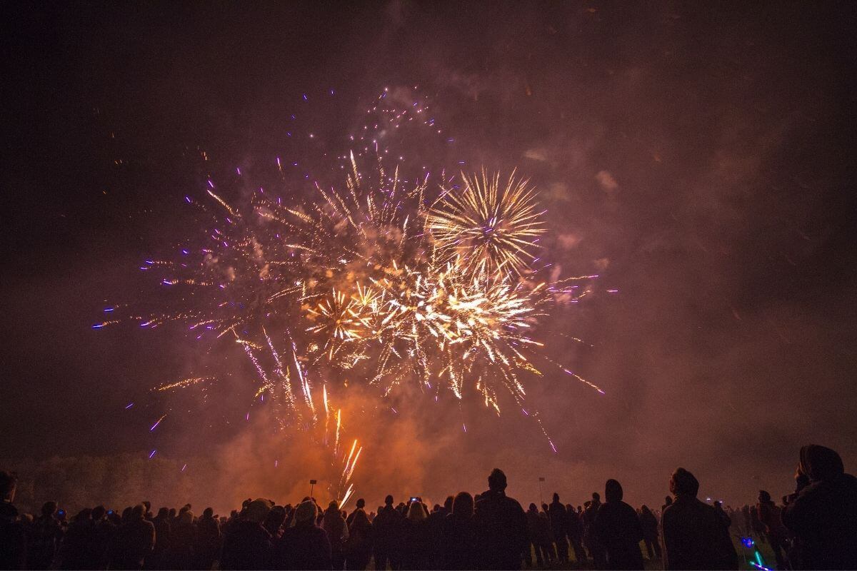 Bonfire night in England