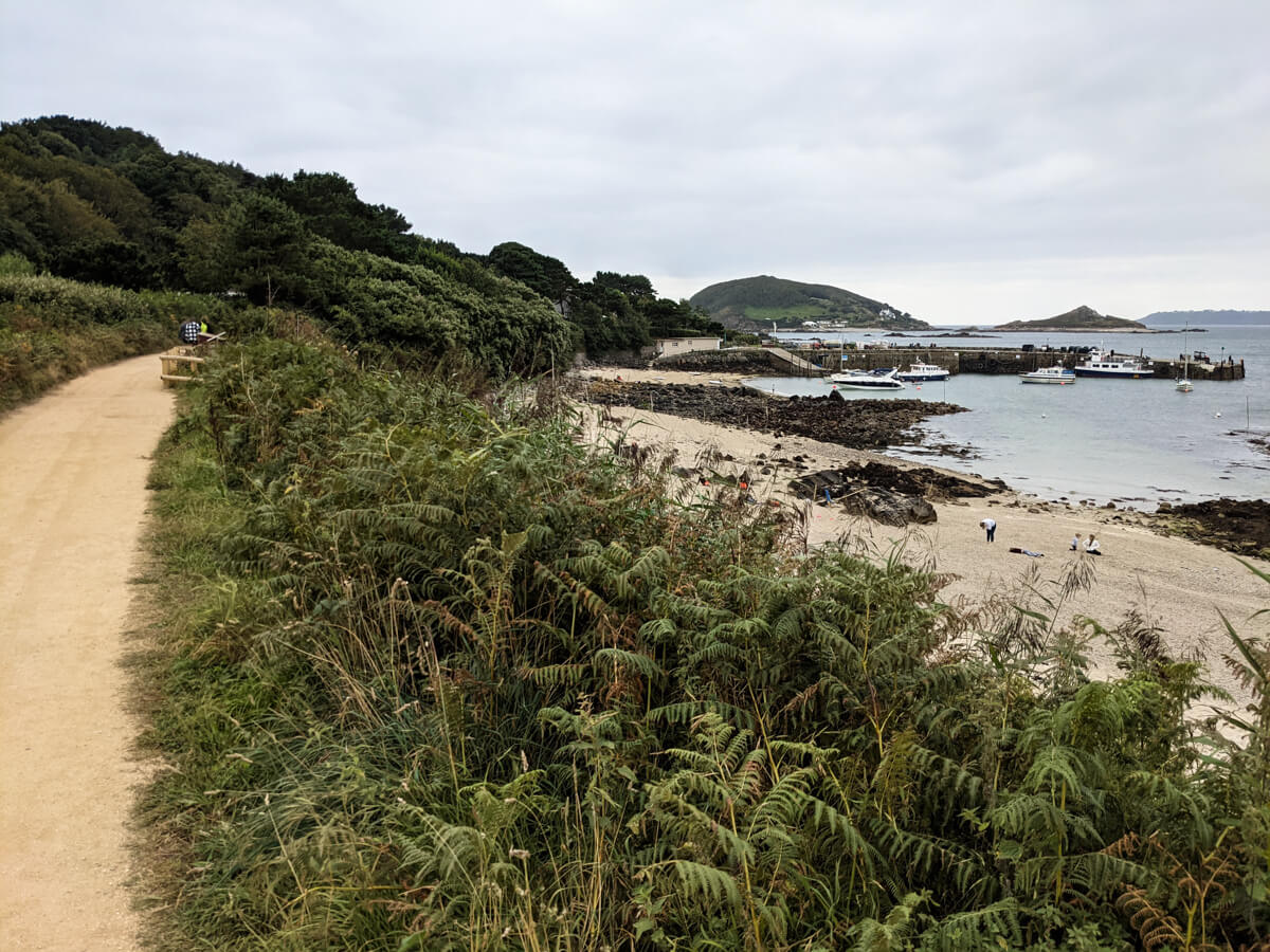 Exploring Herm Island 