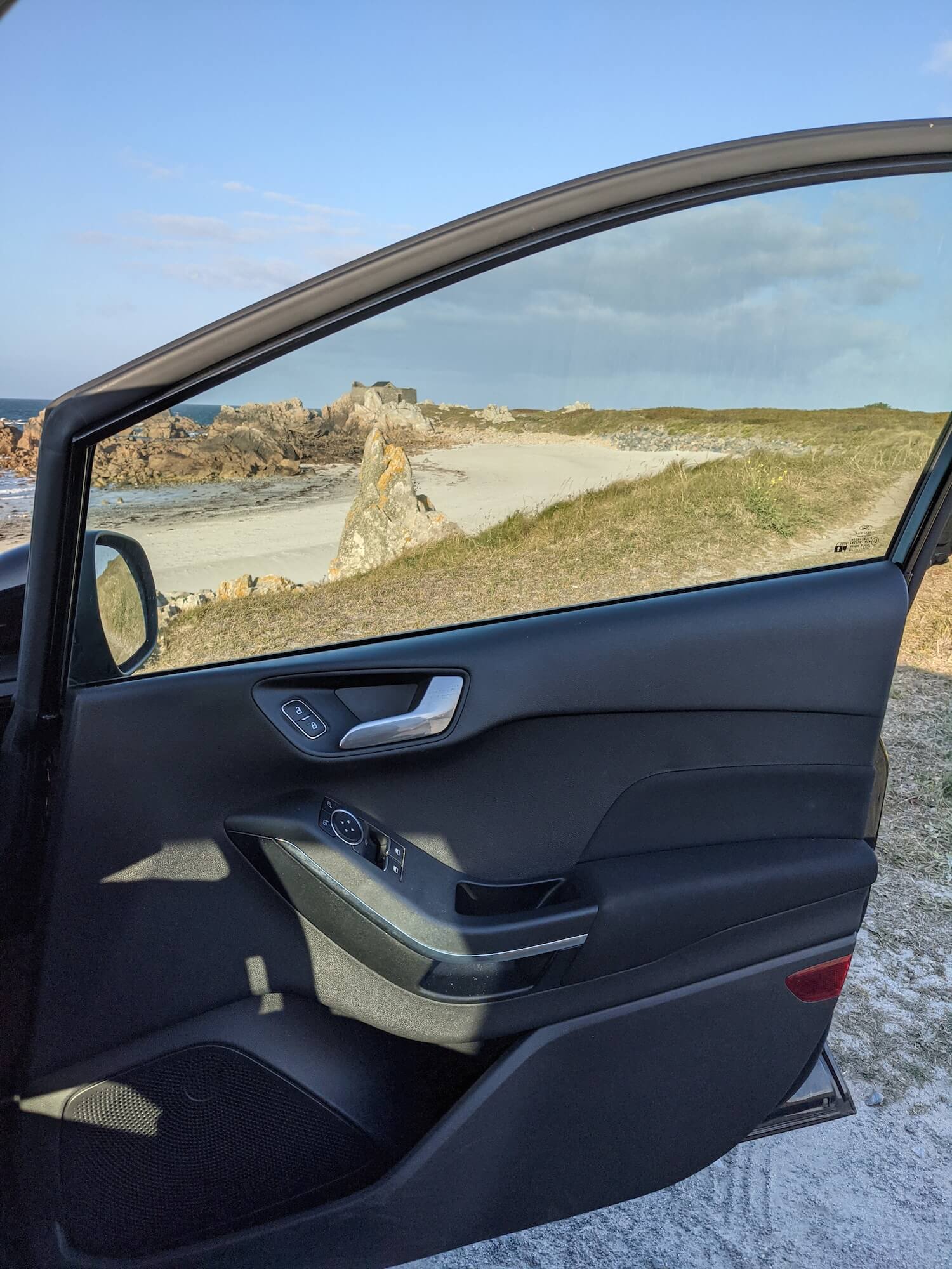 Driving round Guernsey