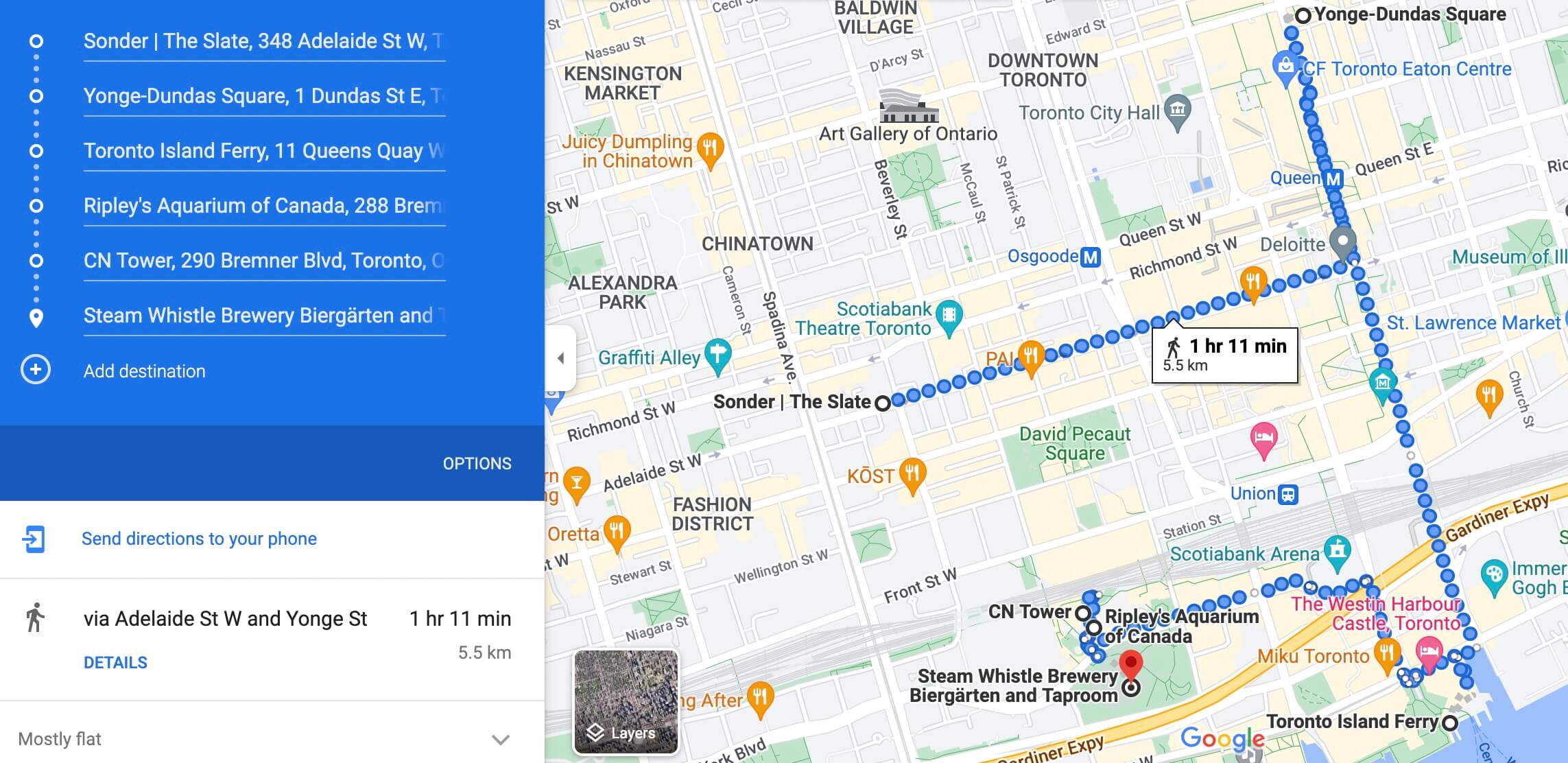 weekend trip to toronto 