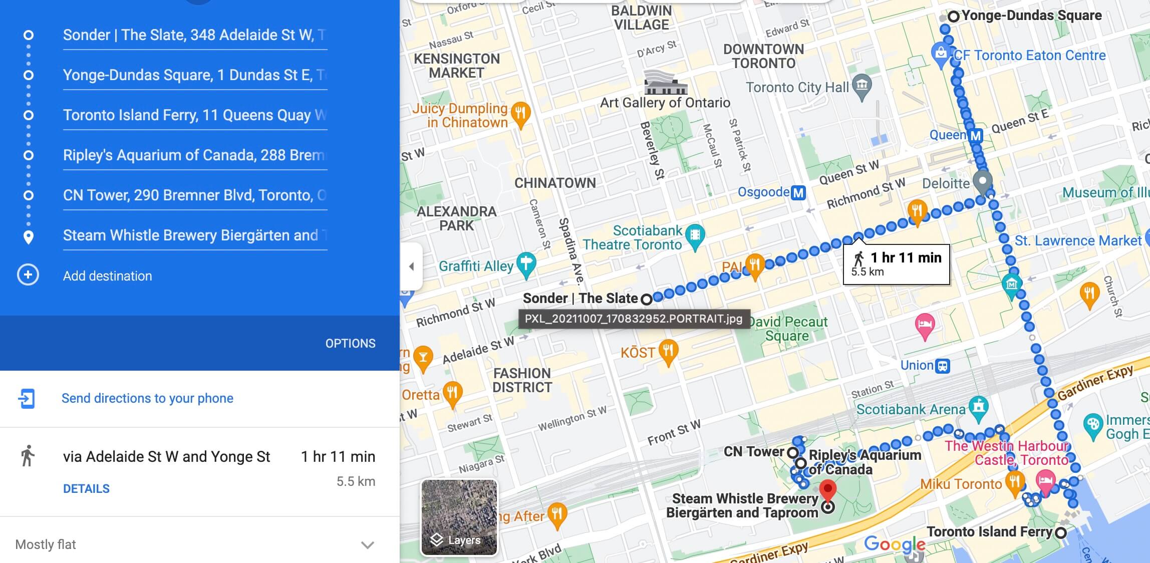 Toronto weekend trip