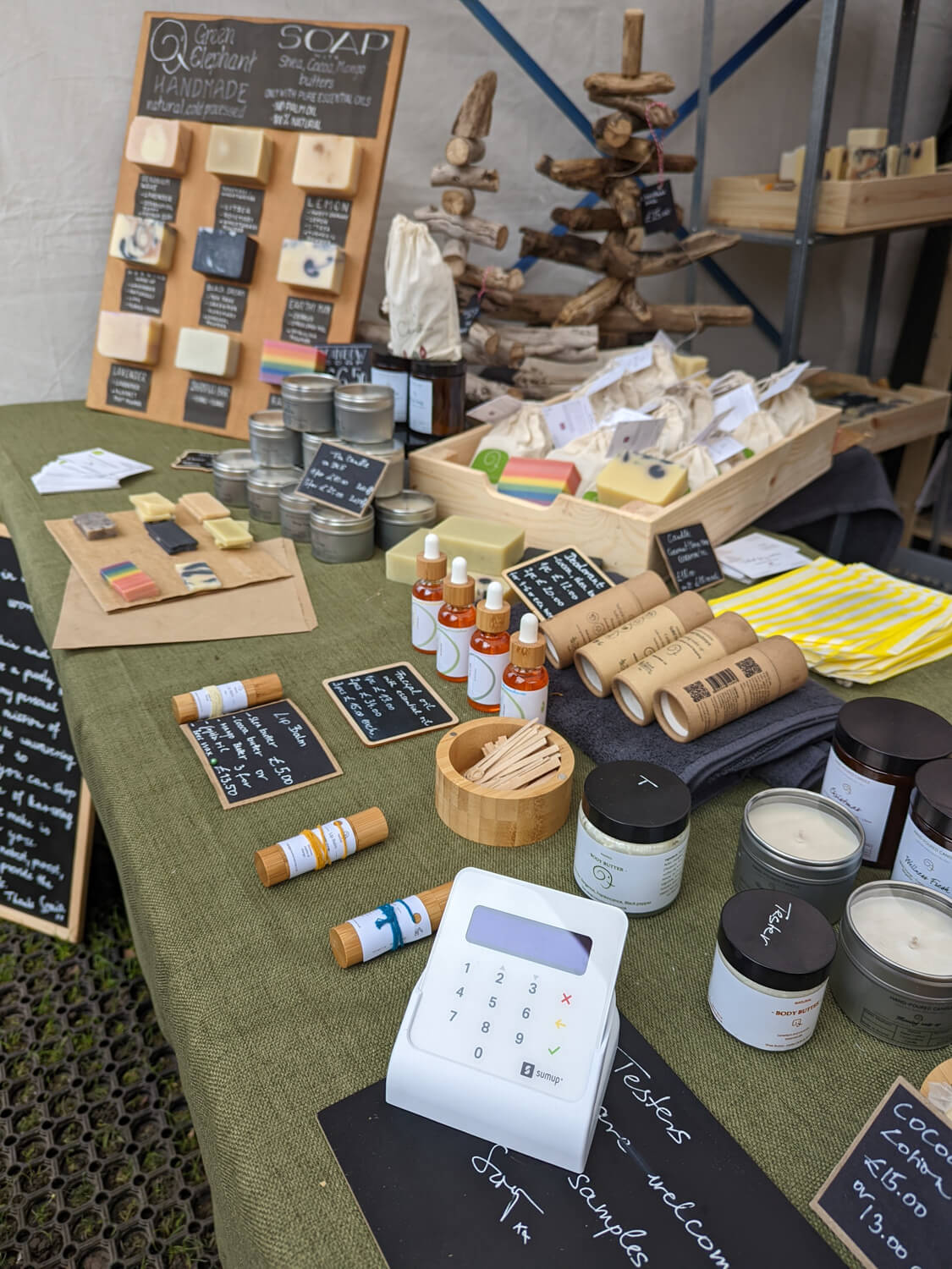 Using your card at markets