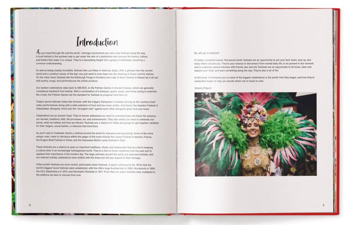 Celebrate Book by Victoria Philpott