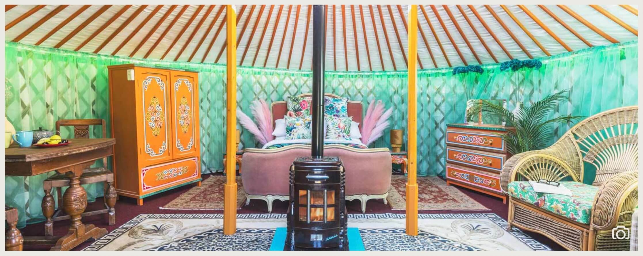 Yurt in devon