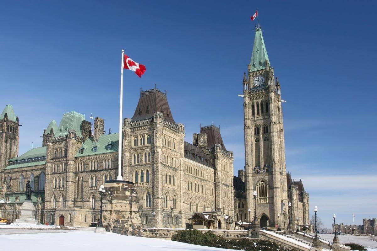 Canada during winter