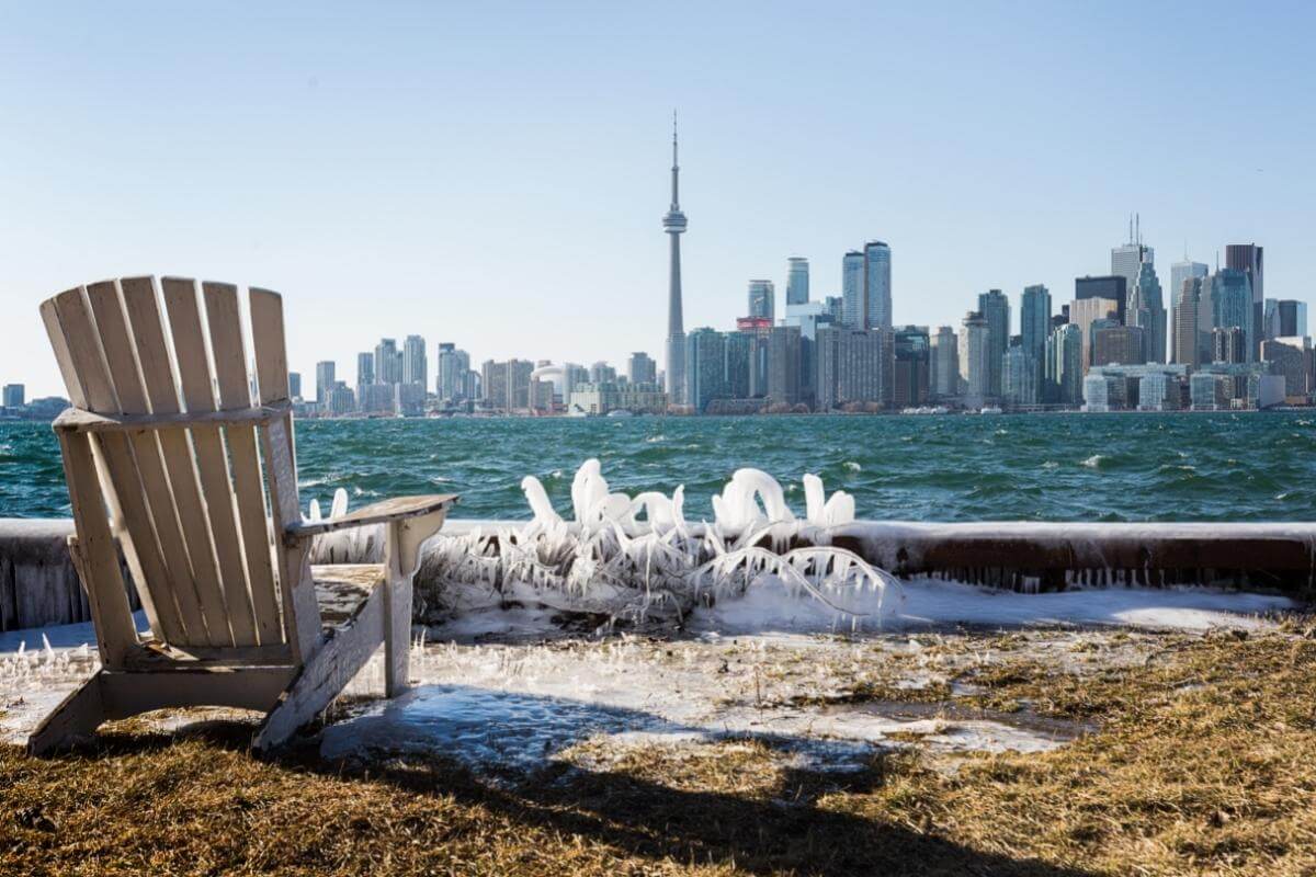 Winter in Toronto, Ontario, Canada