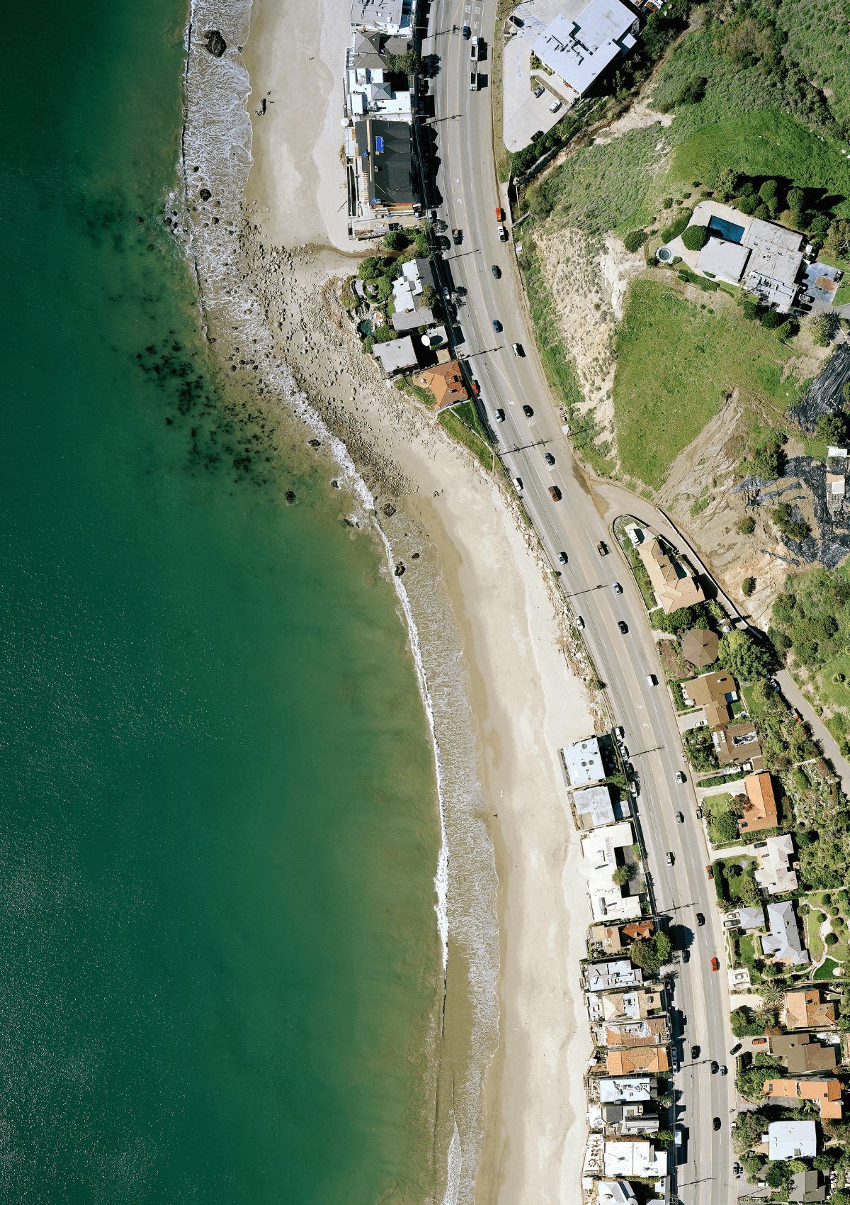 pacific coast highway aerial view