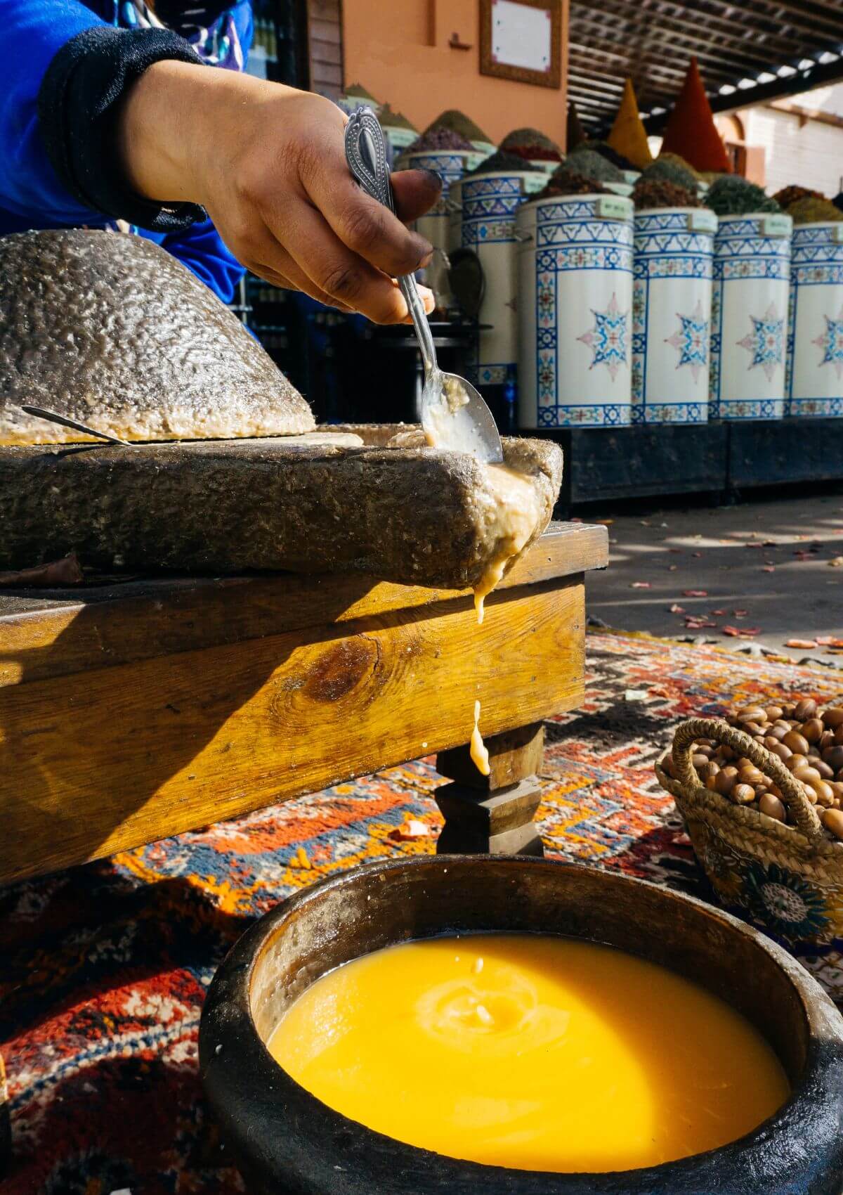 Argan oil souvenirs from Morocco