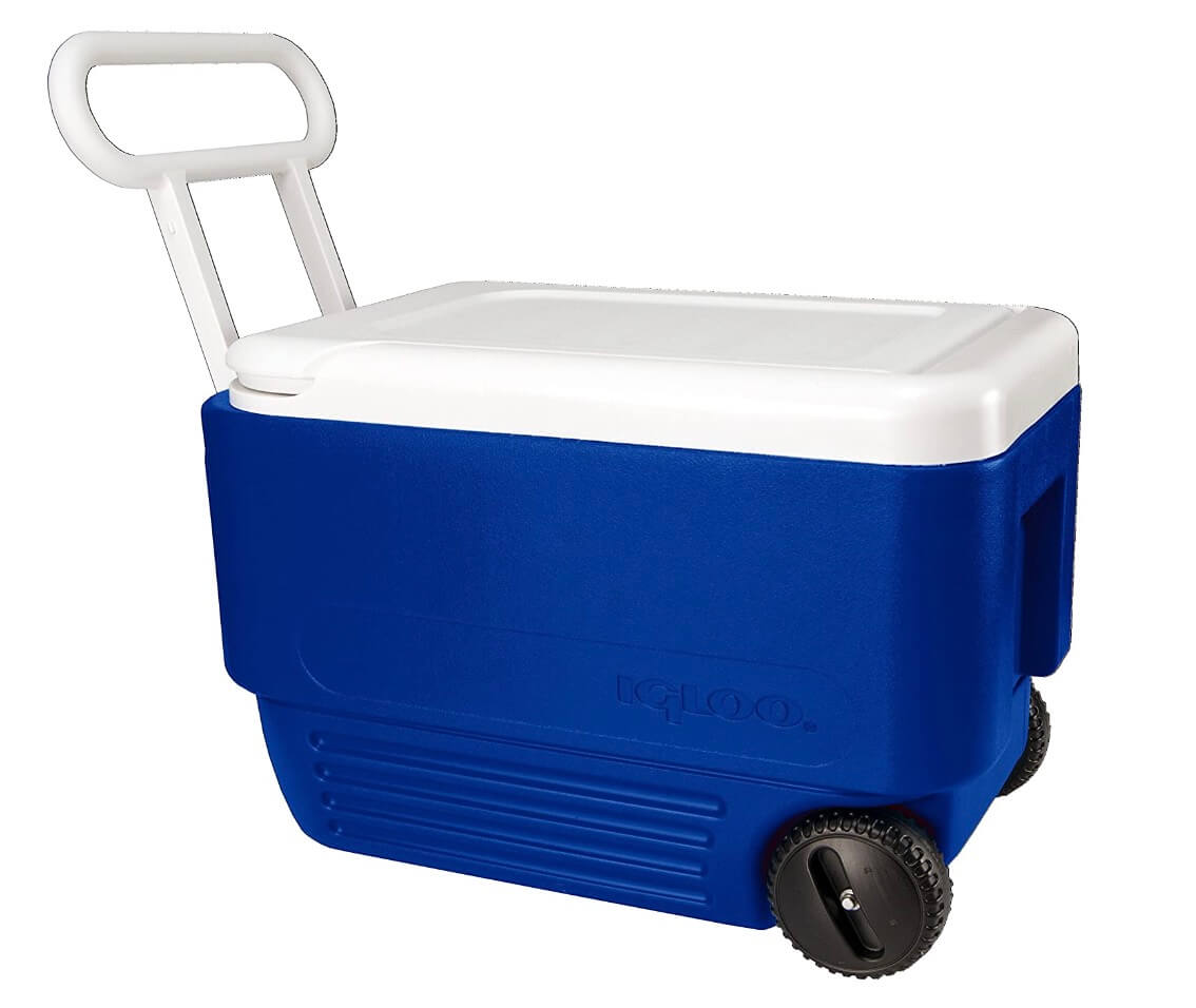 IGLOO 38 Quart Wheelie Cooler for the beach 