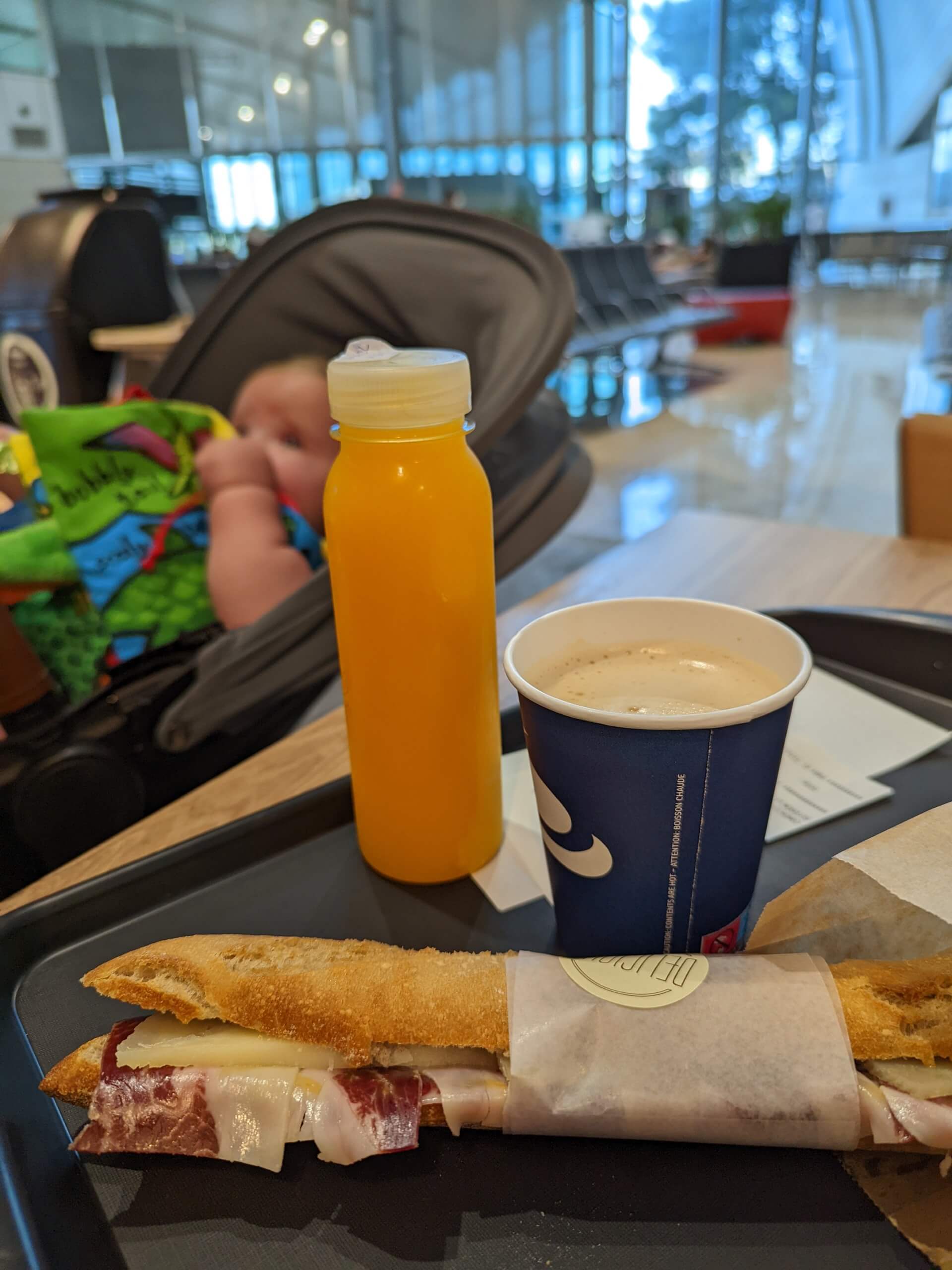 flying solo with a baby