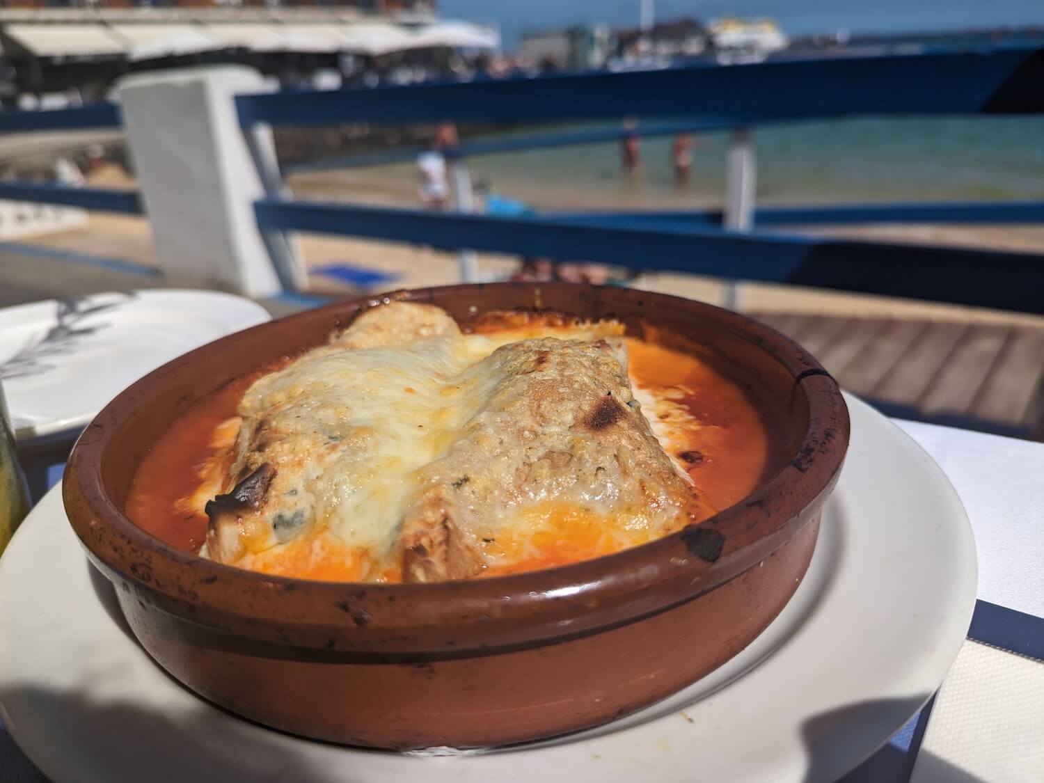 eating in playa blanca