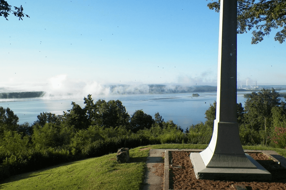 Nathan Bedford Forrest State Park has great views of Kentucky Lake.