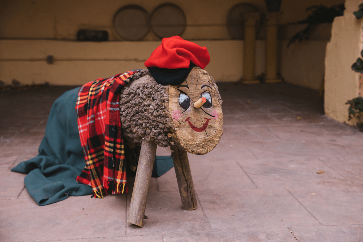 Caga Tio is a typical Christmas tradition in Catalunya and Barcelona