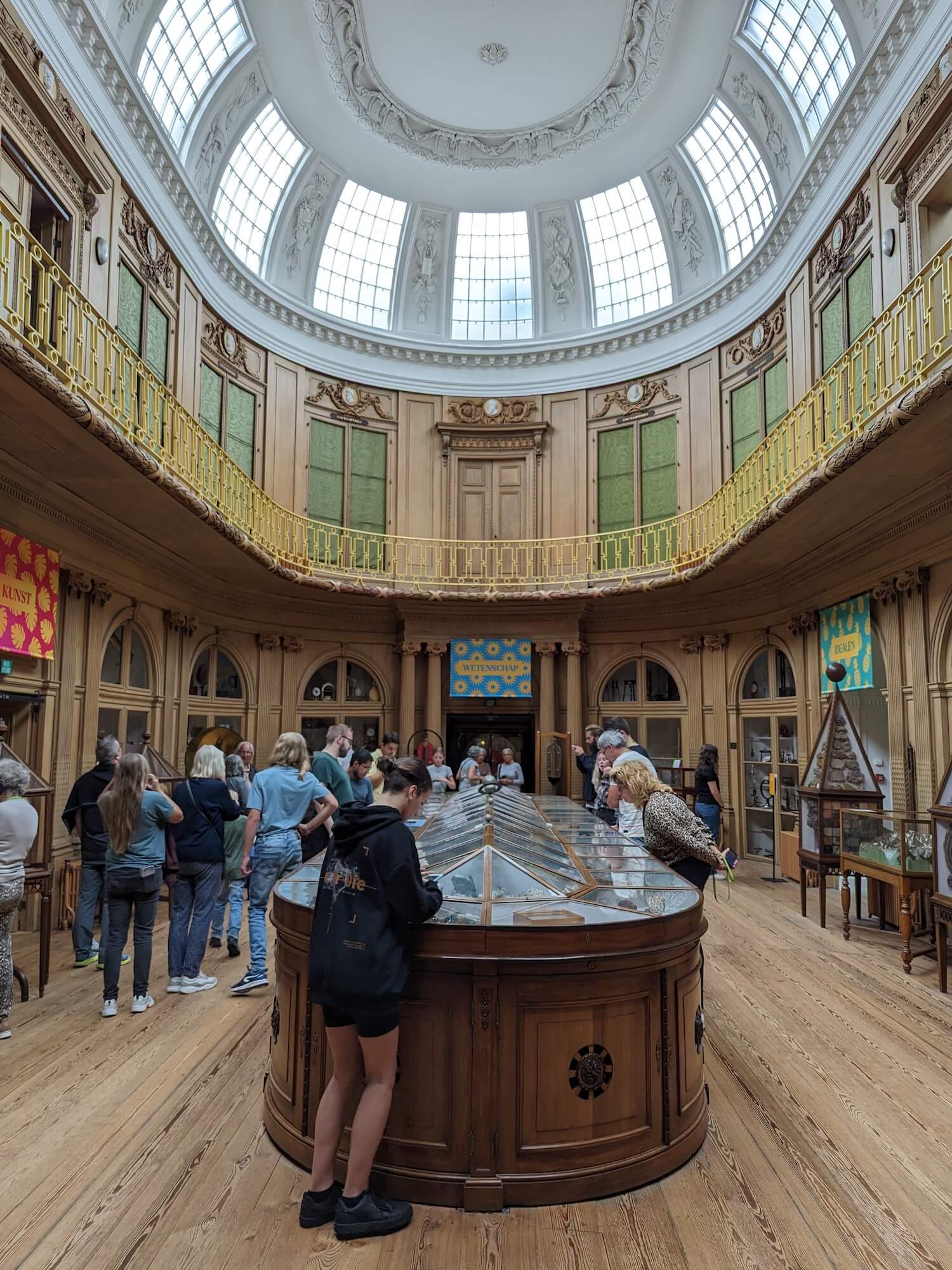 Inside the teylers museum