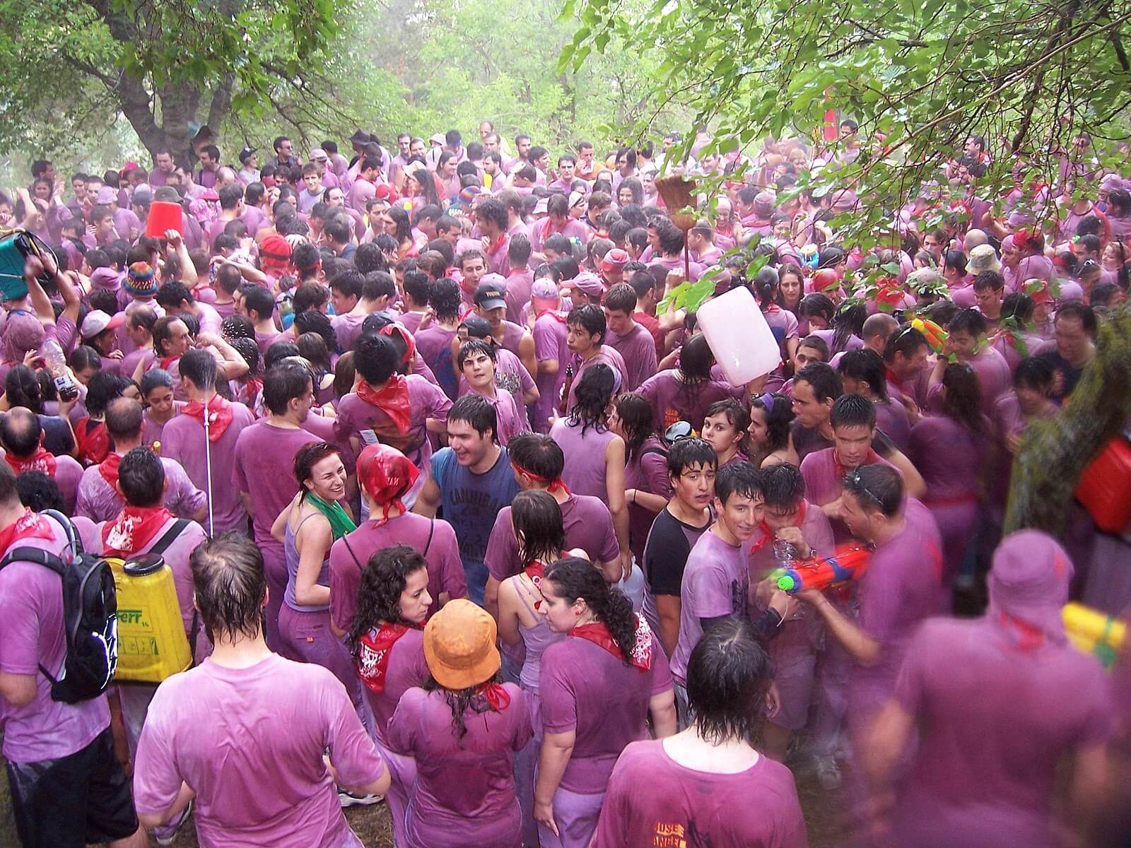 San Vino Wine Fight in Haro is one of the best festivals in June