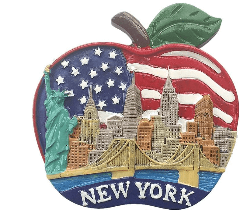Big Apple fridge magnet are great NYC gift ideas