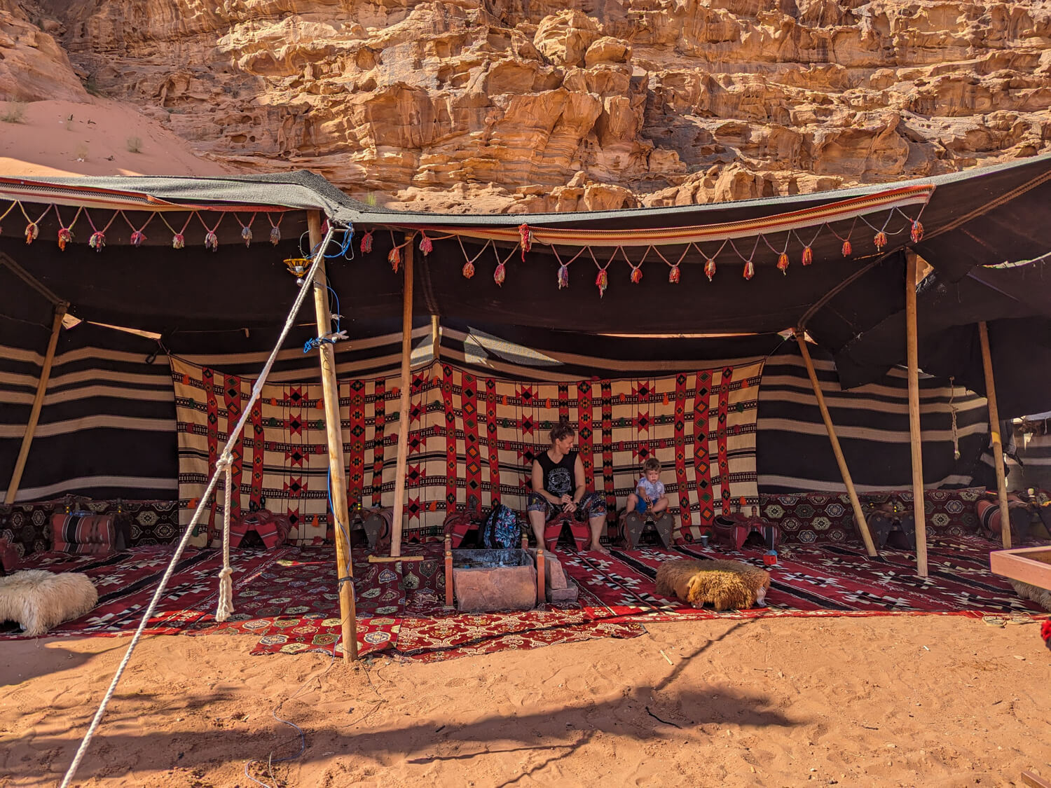 staying at wadi rum 