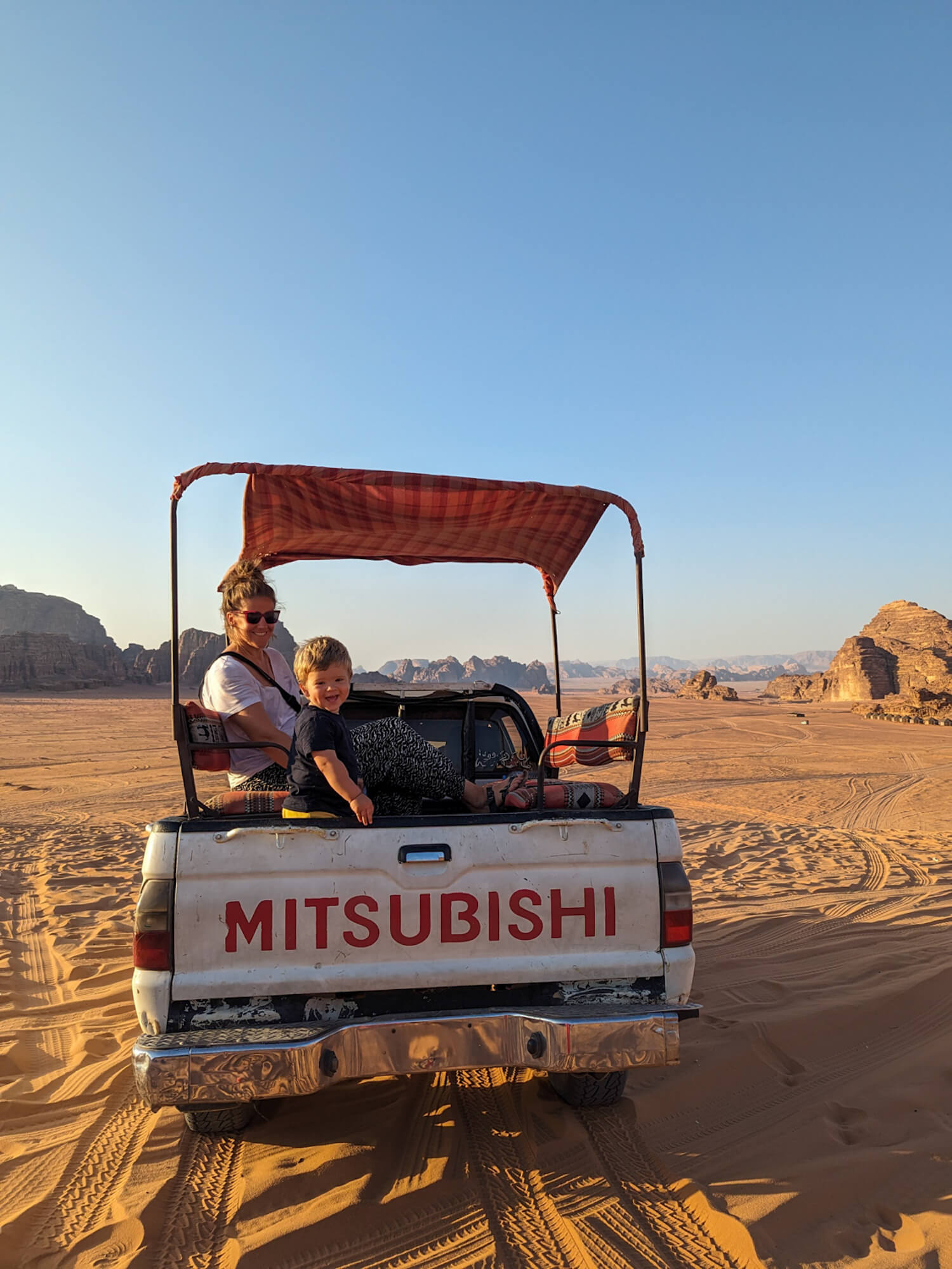 cruising round wadi rum