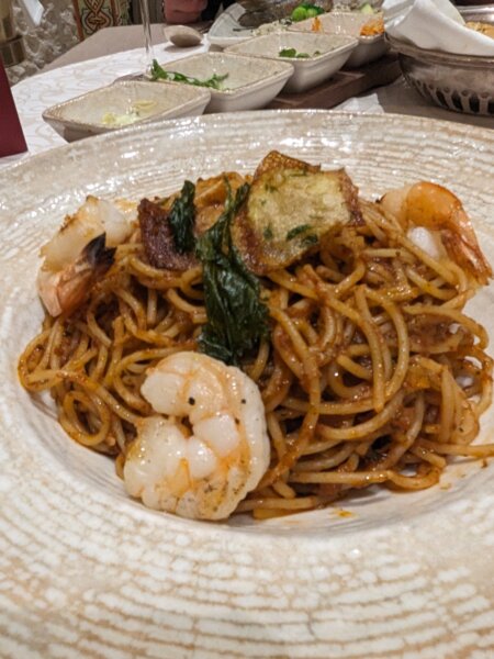 dinner at petra movenpick