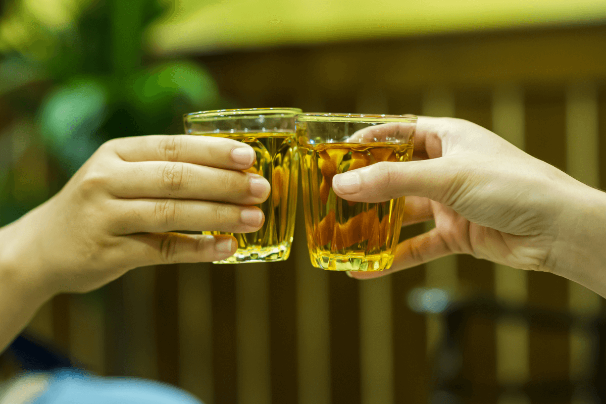 Liquore Strega is a popular drink in Italy