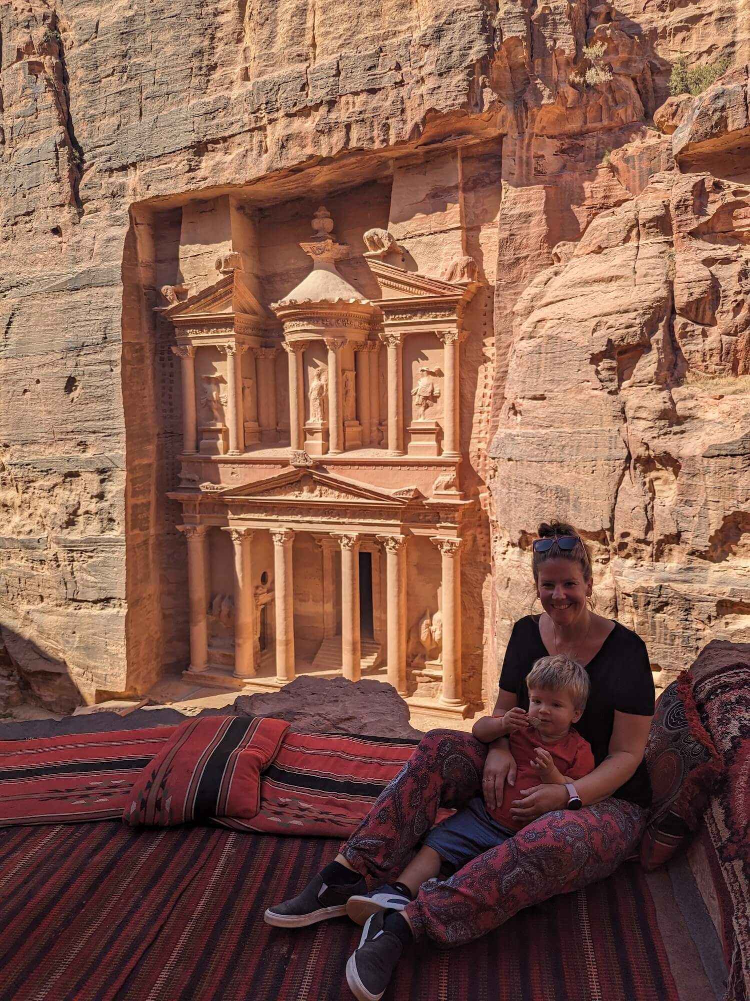 Up at the treasury petra