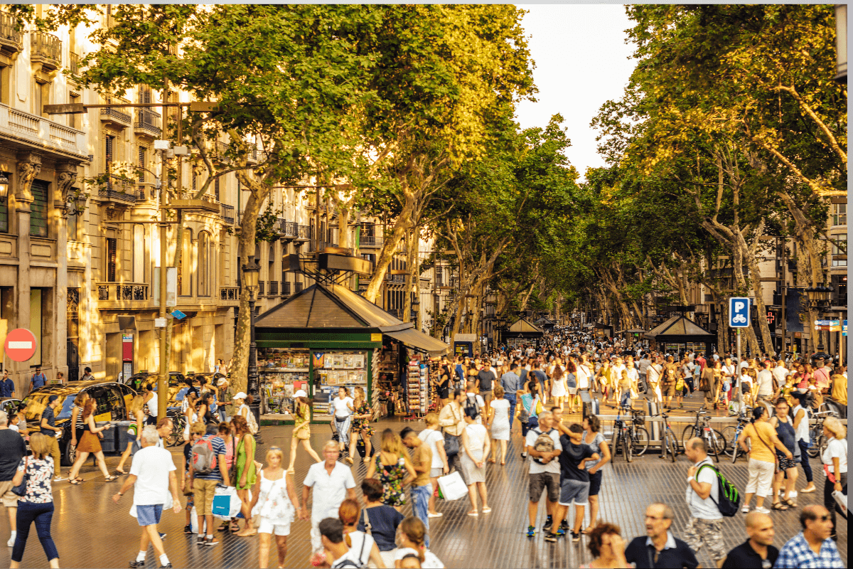 Visit La Rambla on a weekend break in Spain