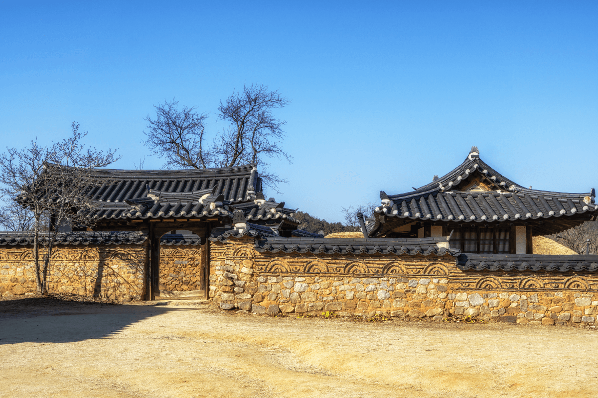 Hahoe Folk Village Best Places to Visit in Winter in Korea