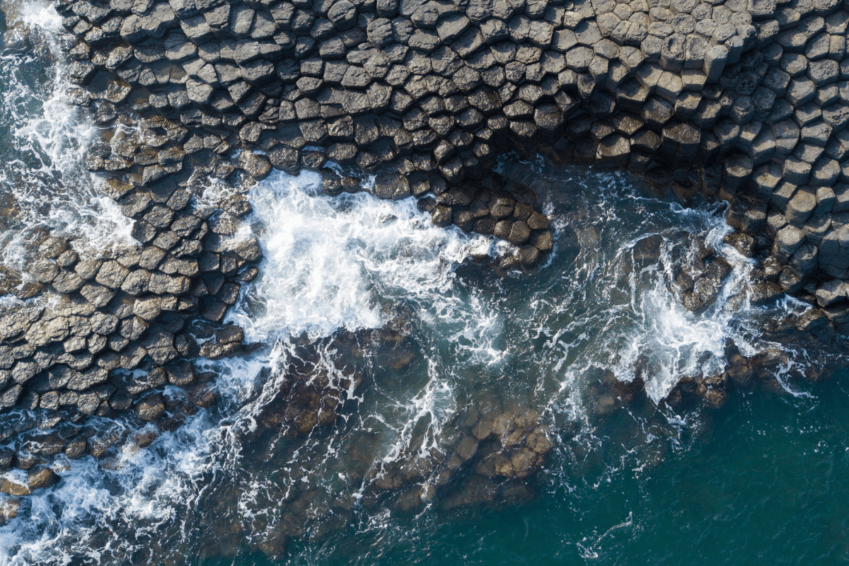 Unique places to visit in Vietnam include Da Dia Reef
