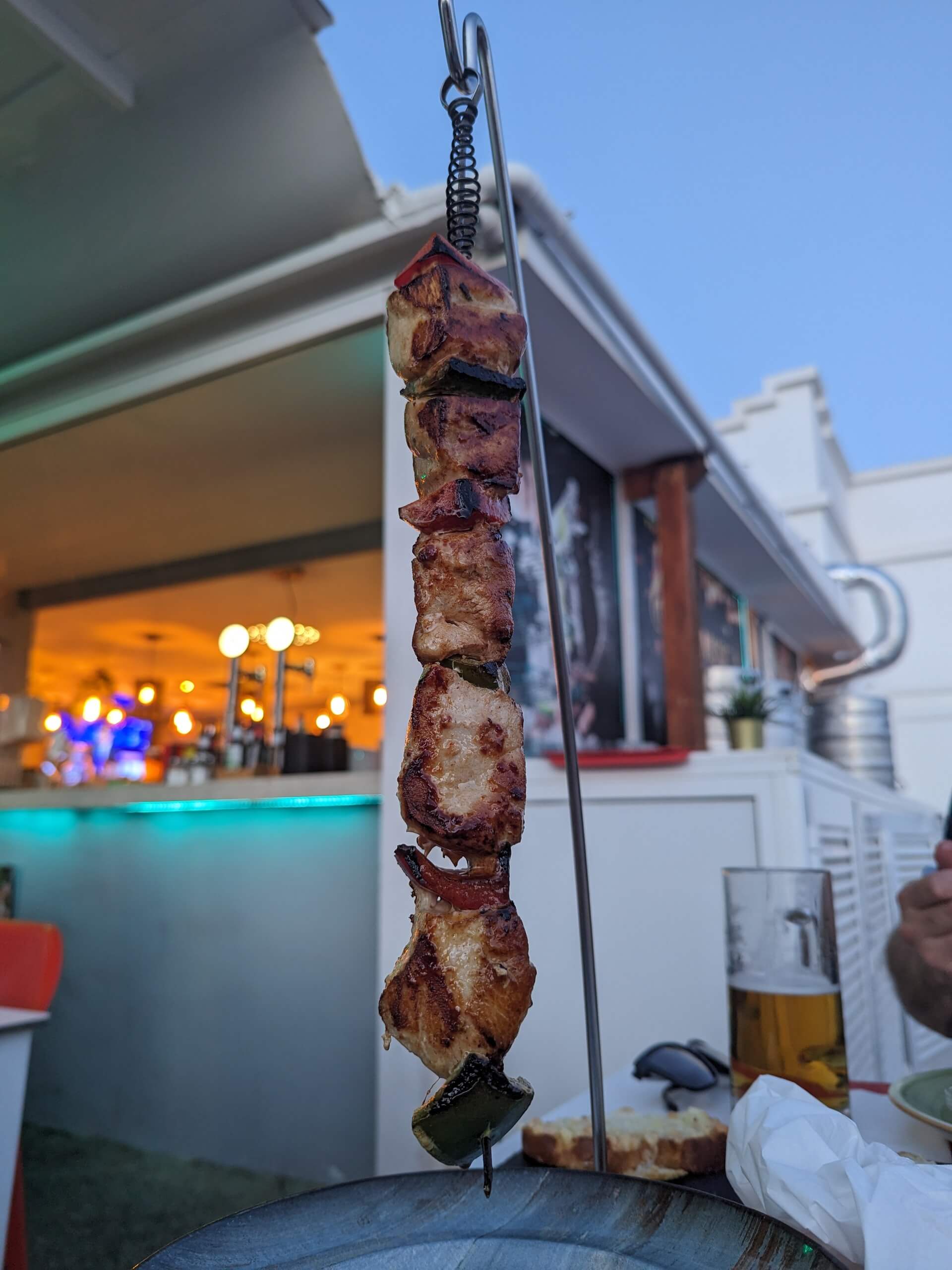 Eating in Playa Blanca