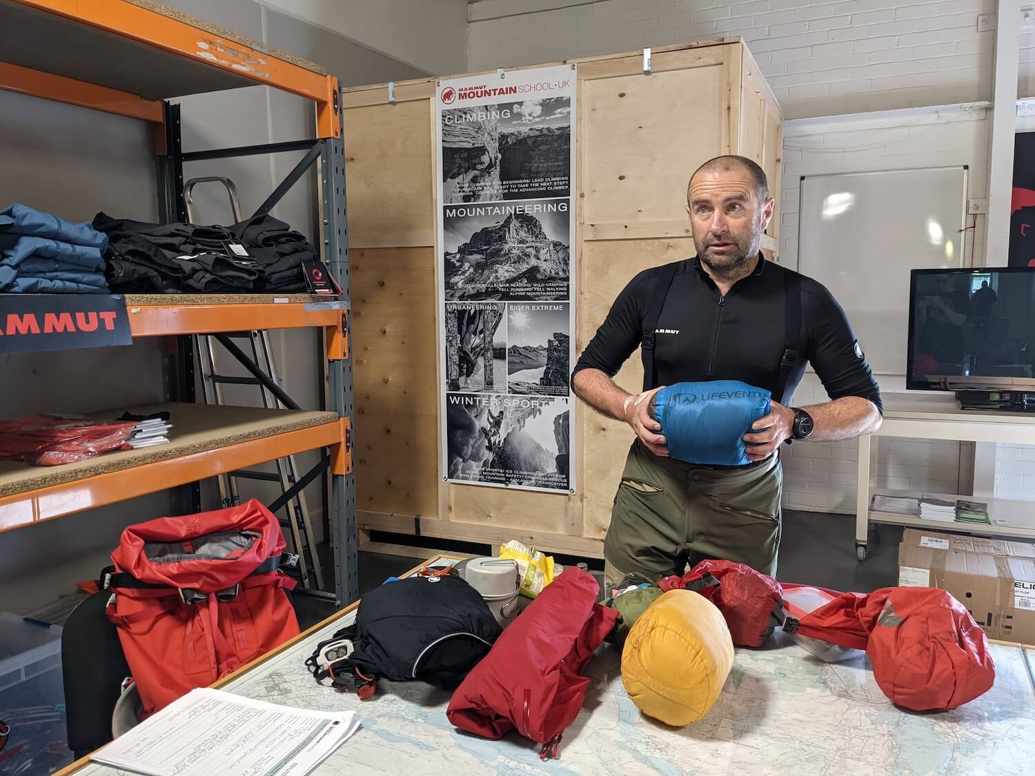 Packing for wild camping in the Lake District