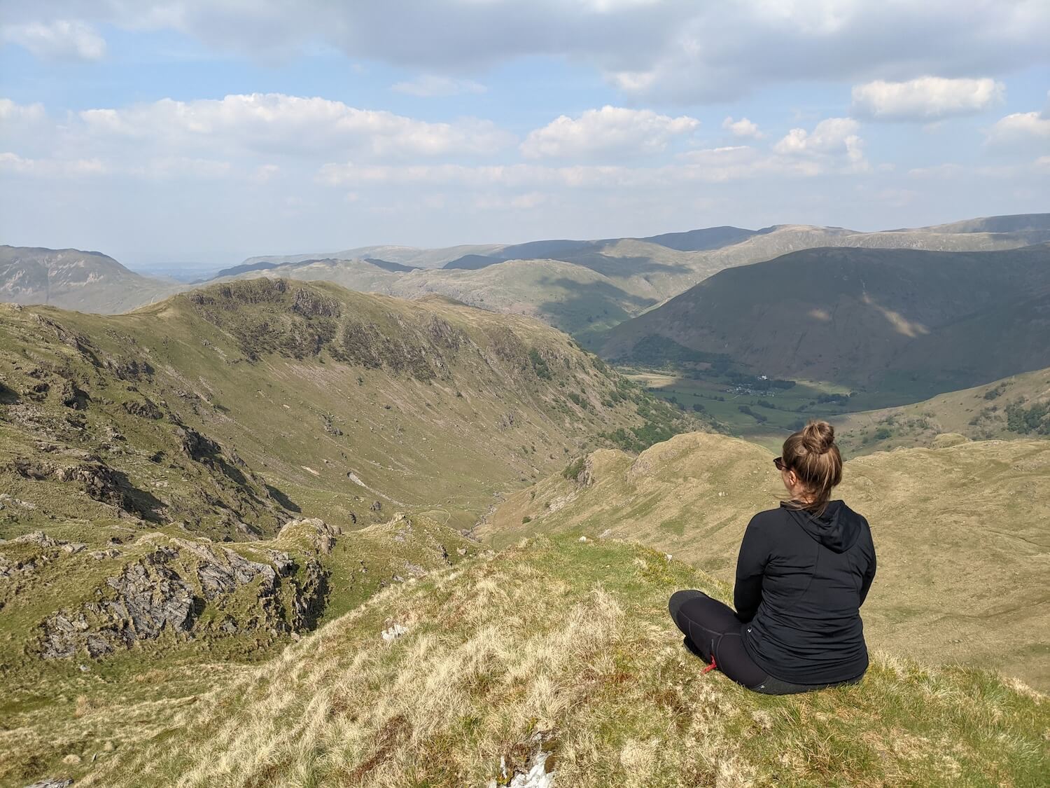 looking out over the views