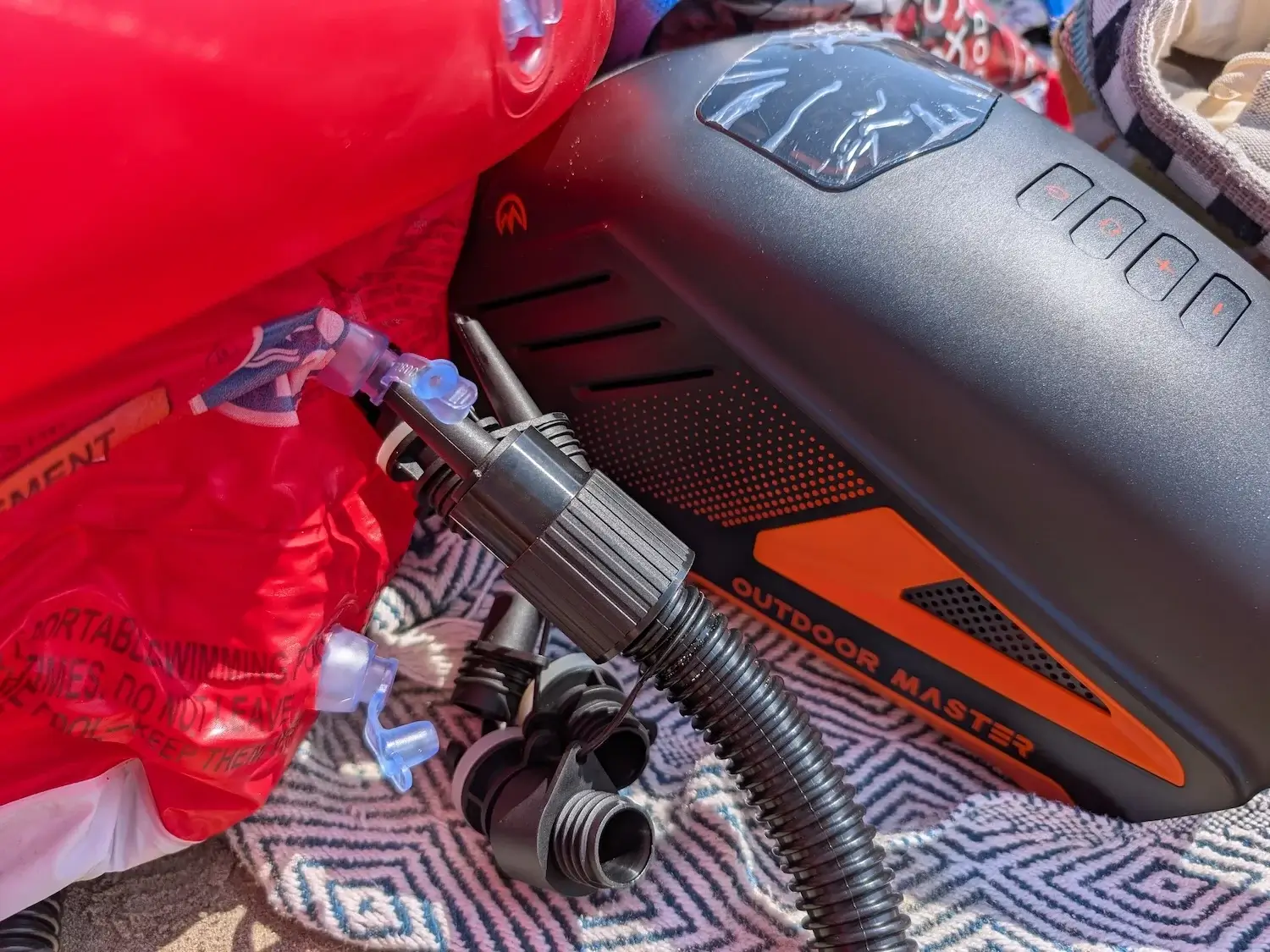 Different nozzles on the Shark Master 3