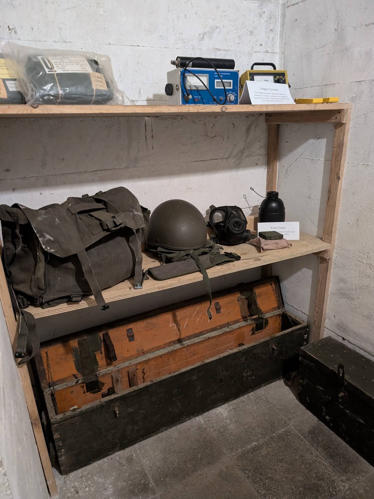 Inside the bunkers in Alderney