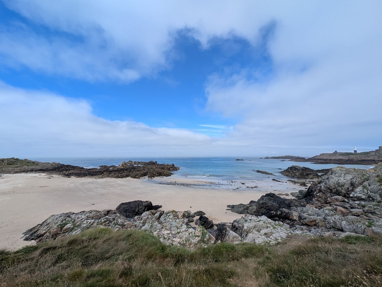 Looking out over to Arch Beach