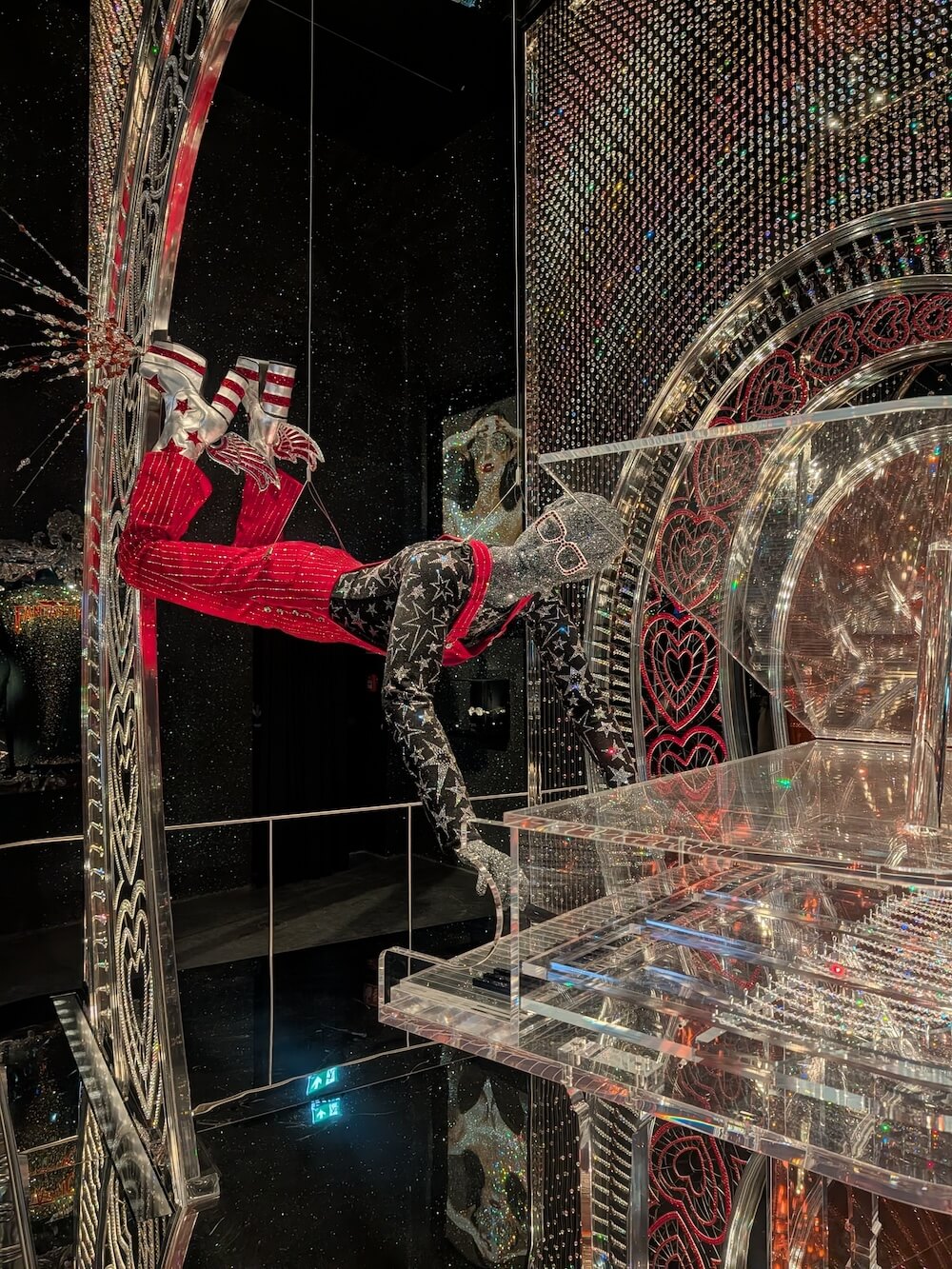 Elton John at Swarovski world