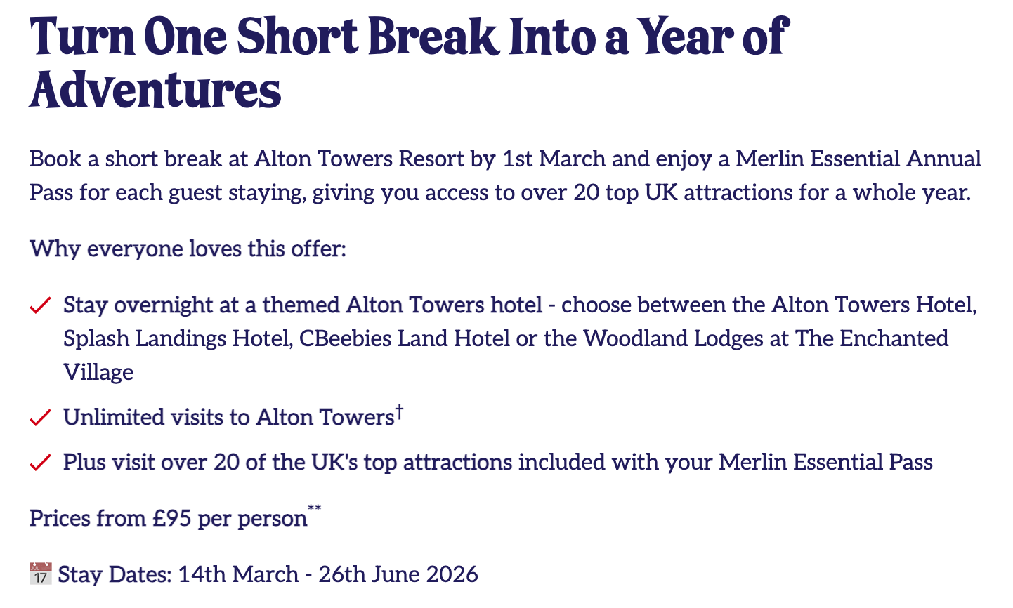 Merlin offer for 2026