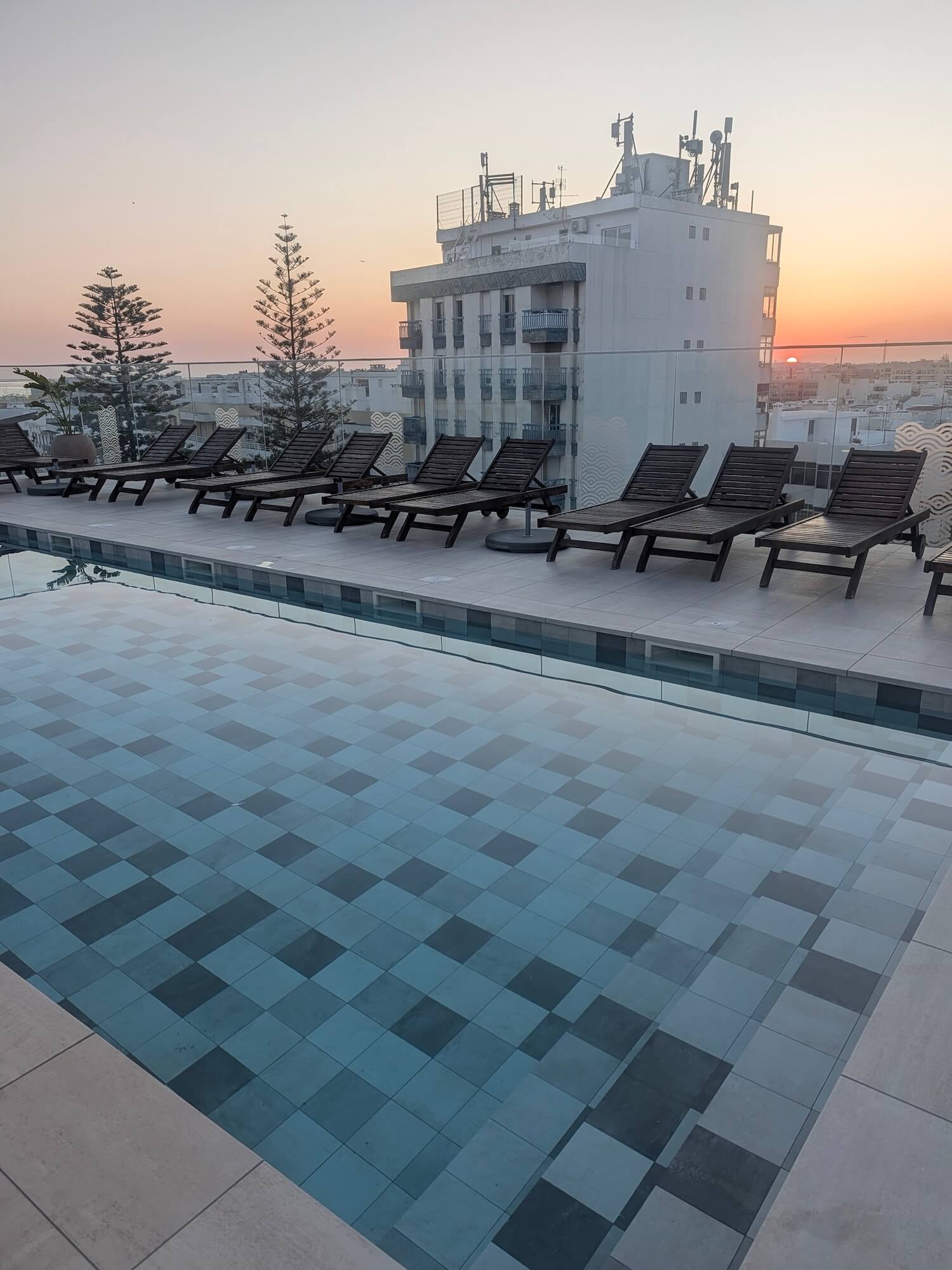 Find a rooftop bar in Olhao, Algarve