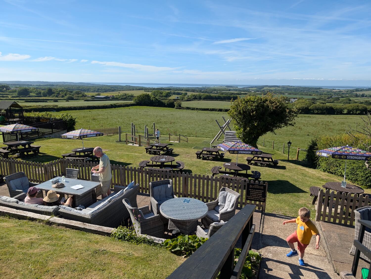 View from The Blacksmiths IOW