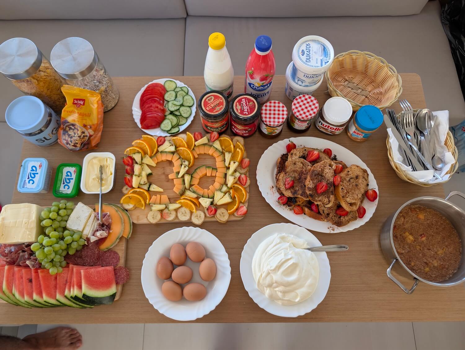 More Sailing Croatia breakfast