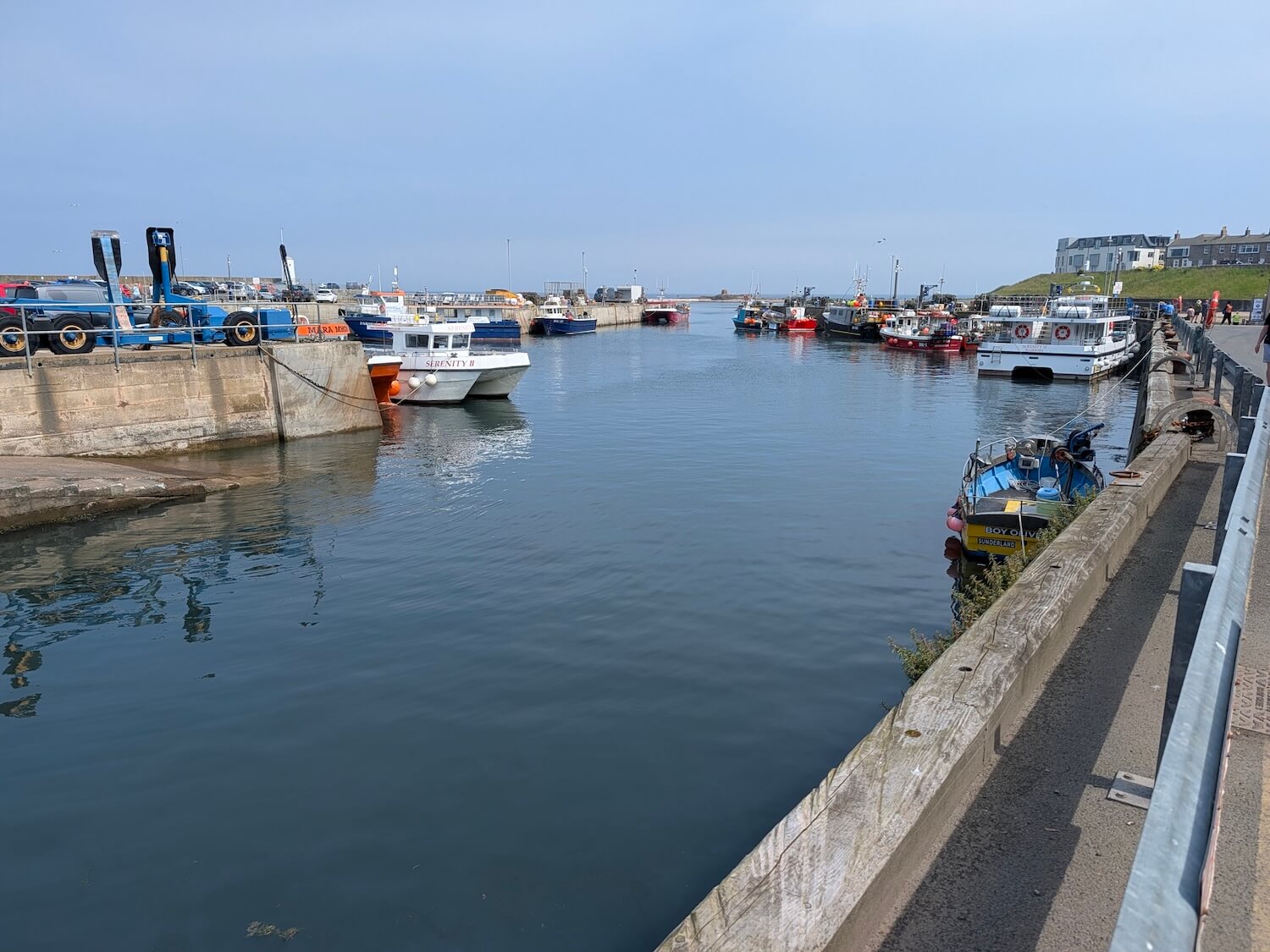 Seahouses Harbour in Northumberland